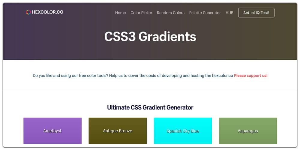 CSS3 Gradients