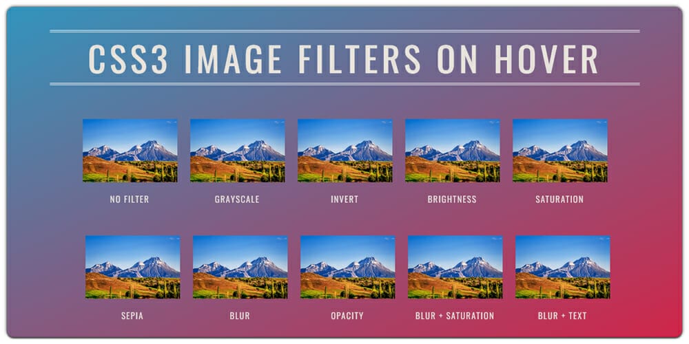 CSS Filter Generators & Libraries Β» CSS Author