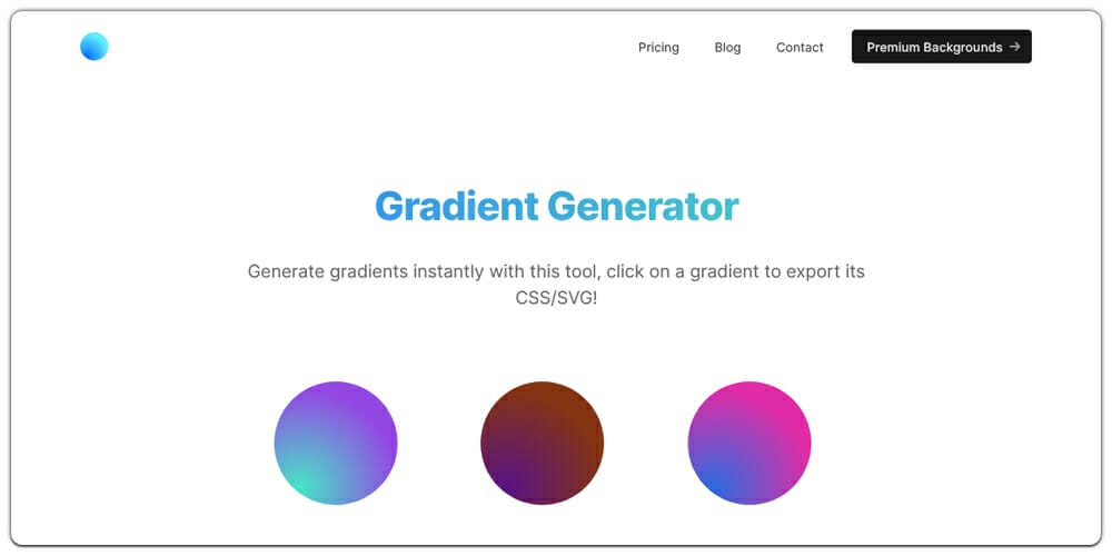 Circle Gradients