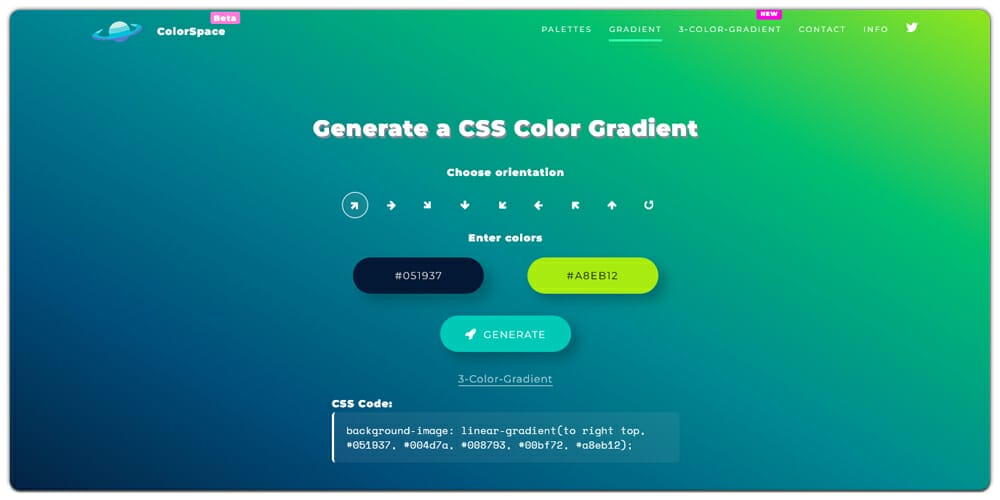 The Best Gradient Generators & Libraries » CSS Author