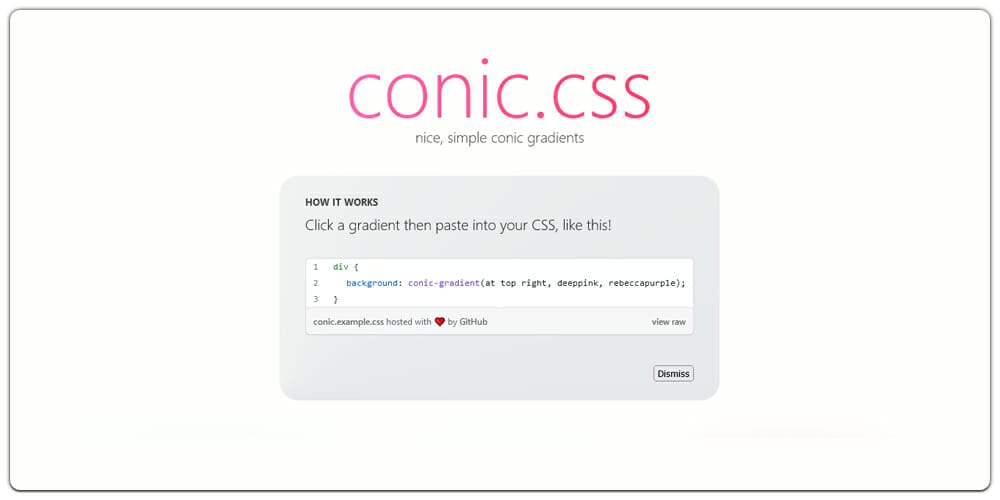Conic CSS
