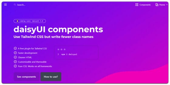 Free Tailwind CSS UI Components And Resources