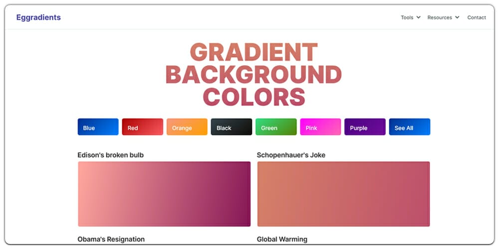 The Best Gradient Generators & Libraries » CSS Author