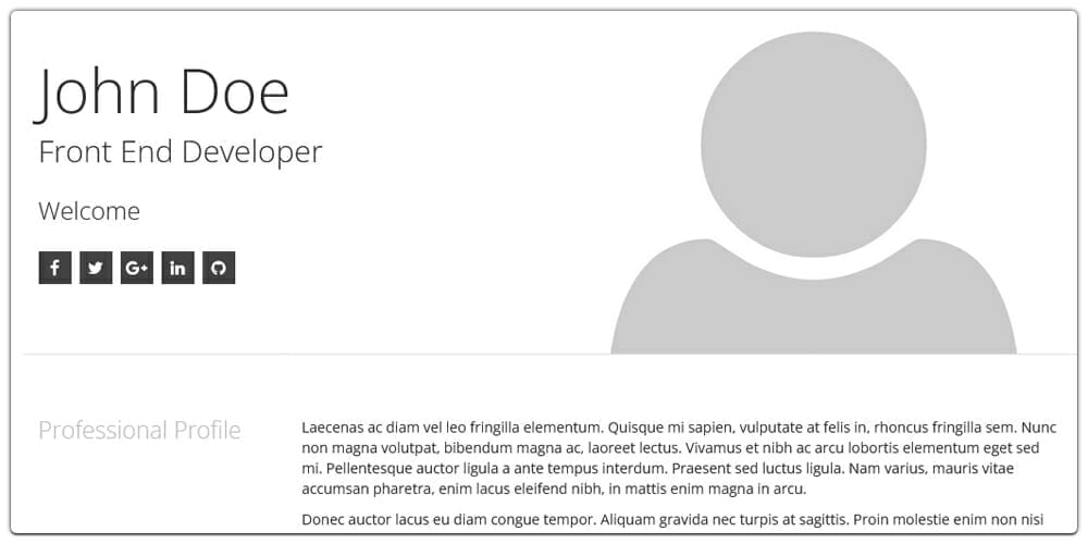 20+ Free HTML Resume Templates 2023