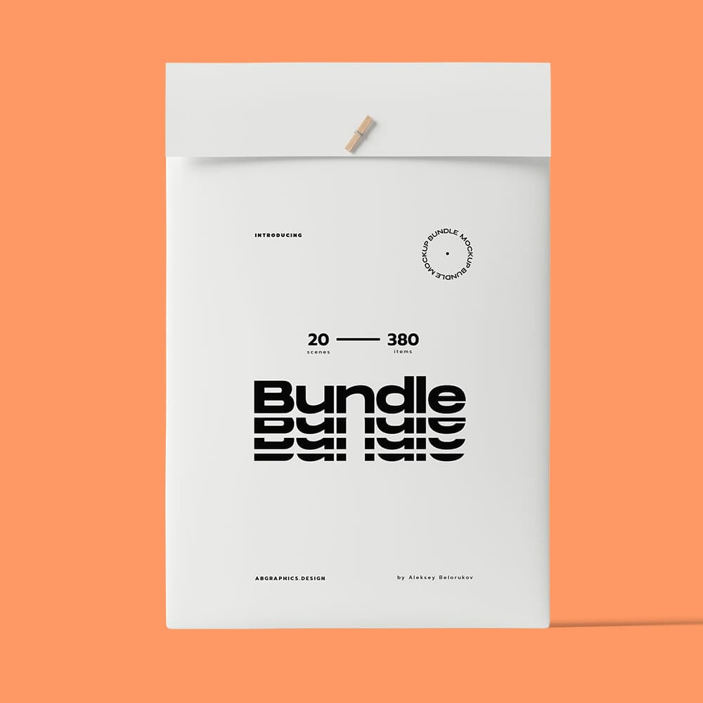 Free Closed Envelope Mockup Front View PSD