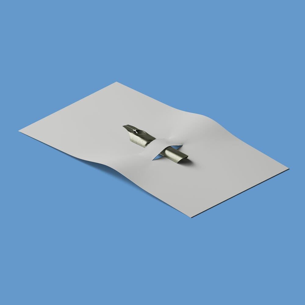 Free Isometric Paper With Nib Mockup PSD