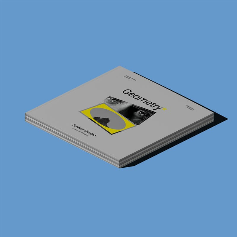 Free Isometric Square Magazine Mockup PSD