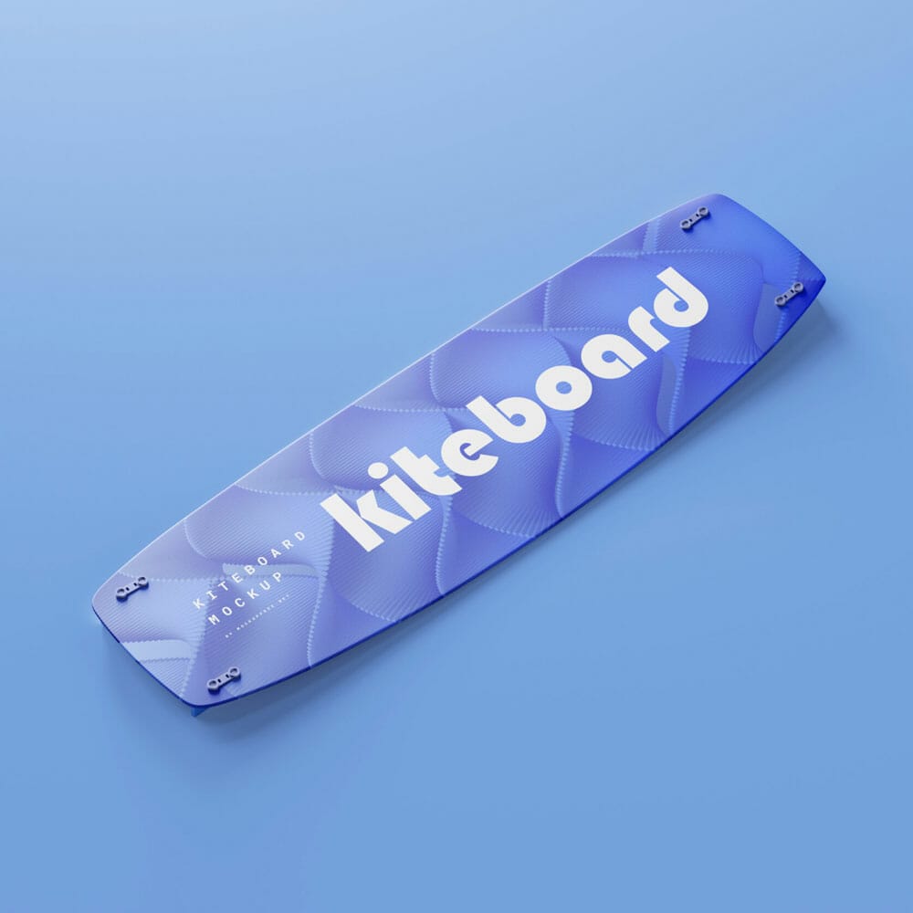 Free Kiteboard Mockup PSD