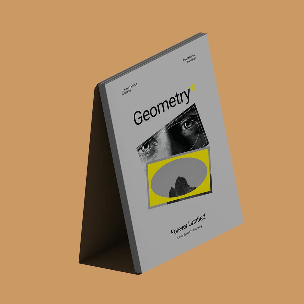 Free Magazine A4 Isometric Mockup PSD