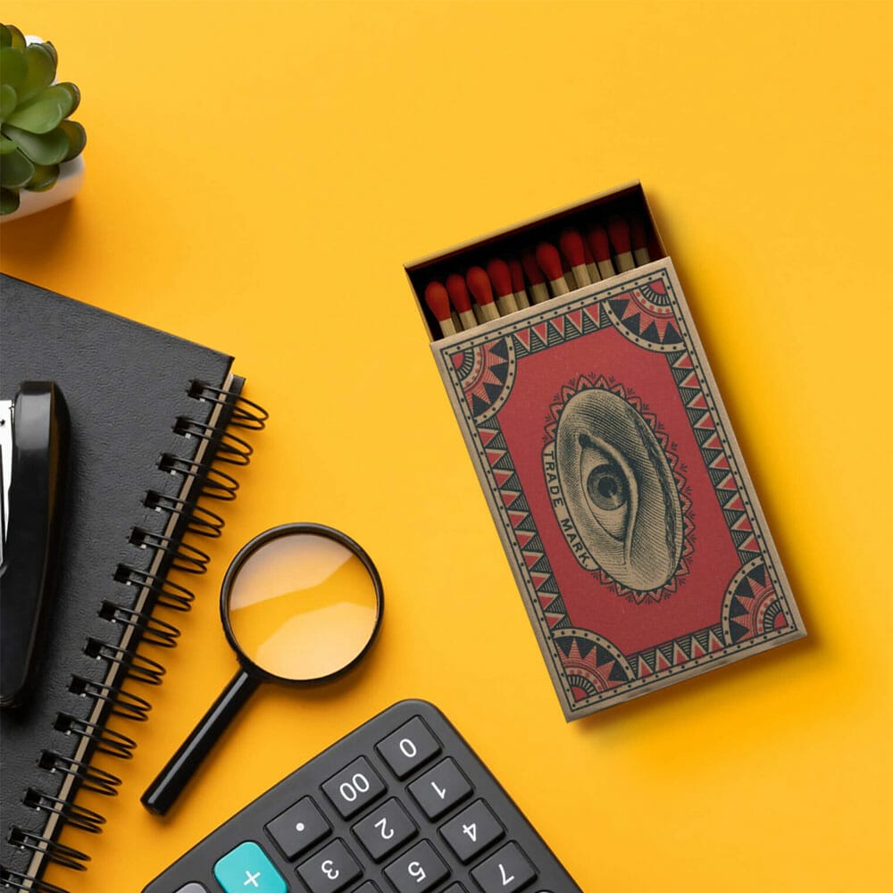 Free Matchbook Mockup PSD Template