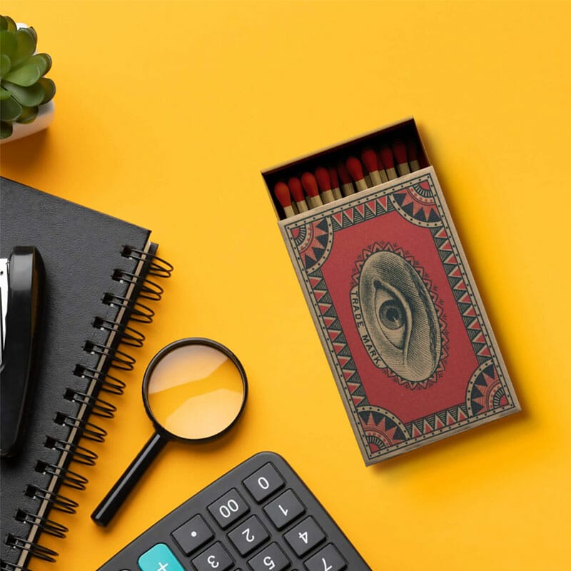 Free Matchbook Mockup PSD Template