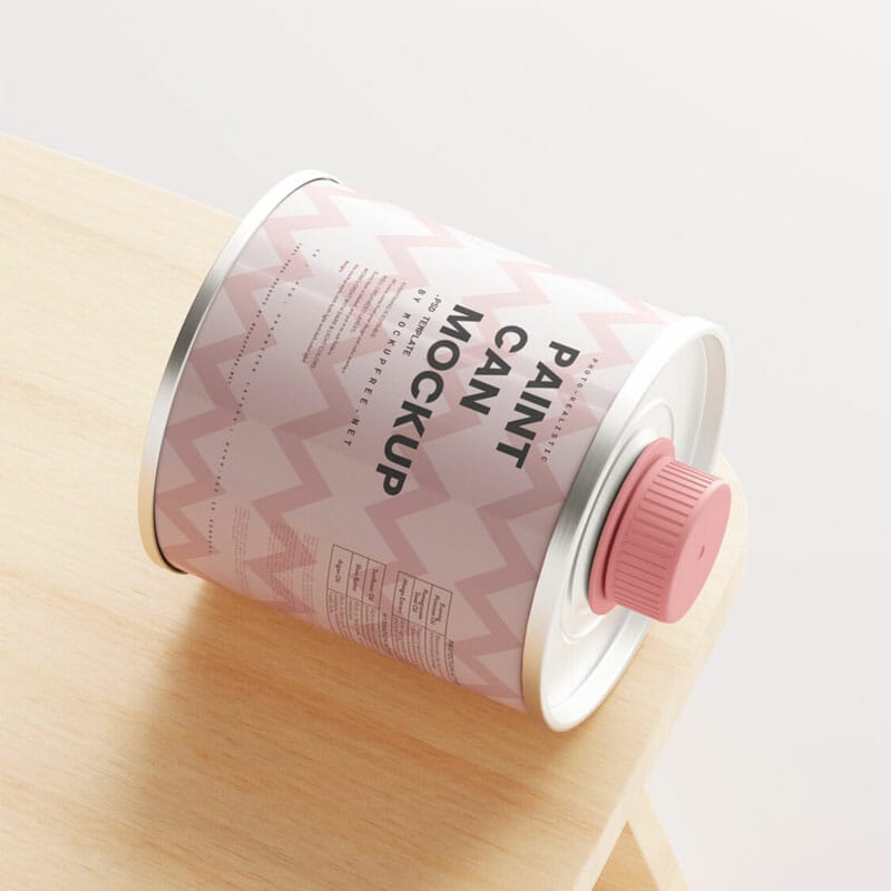 Free Paint Can Mockups PSD » CSS Author
