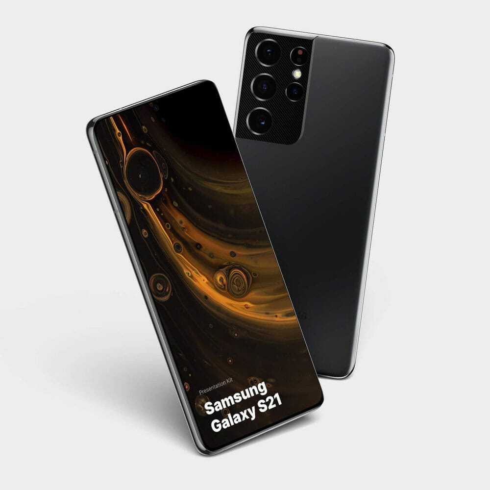 Free Samsung Galaxy S21 Ultra Mockup PSD