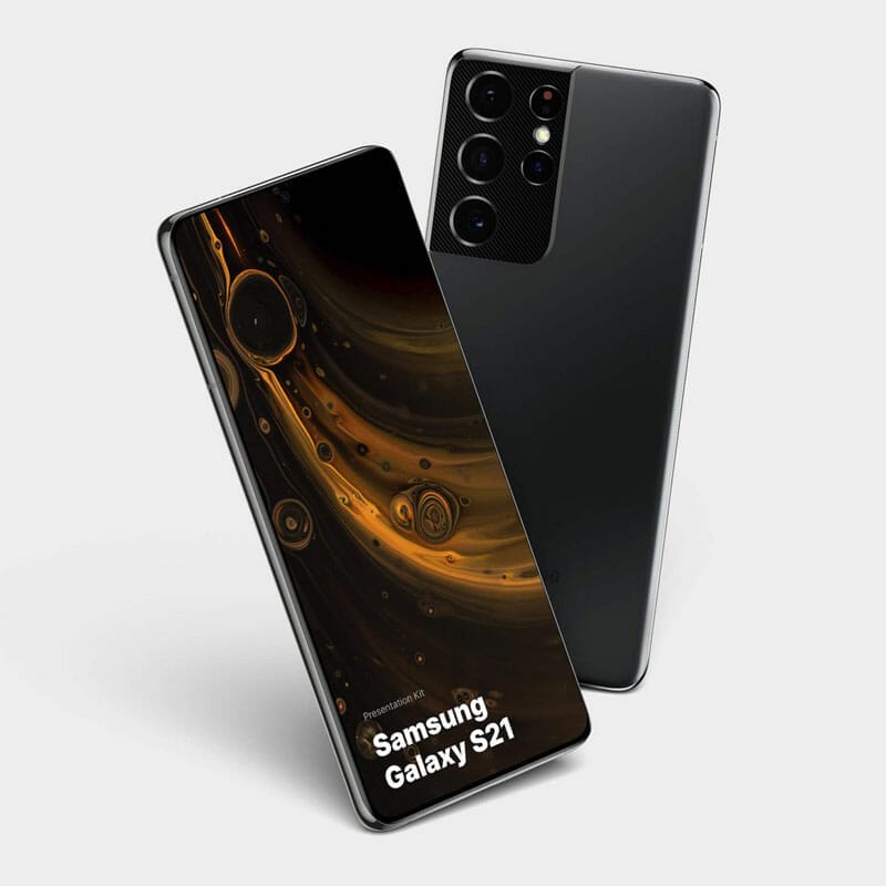 Free Samsung Galaxy S21 Ultra Mockup PSD