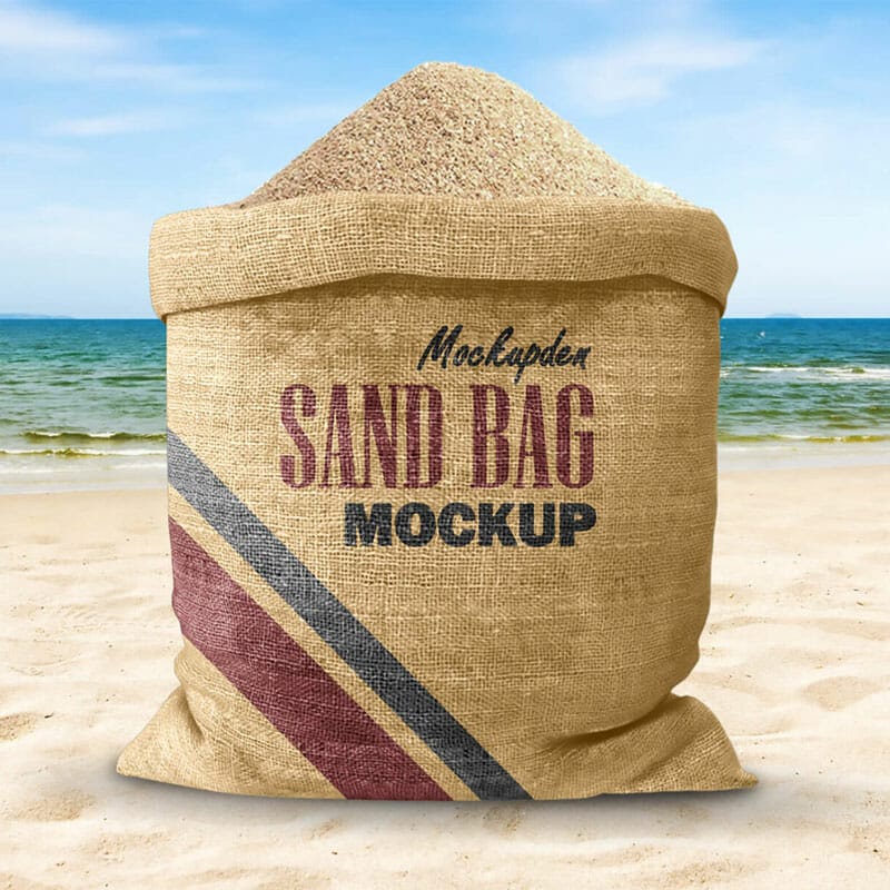 Free Sand Bag Mockup PSD Template » CSS Author