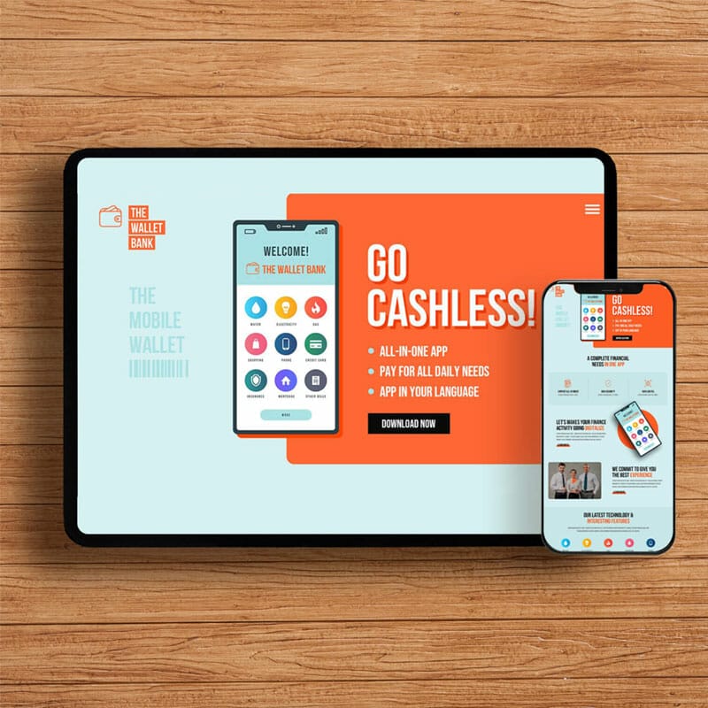 Free Screen Multi Device Mockup PSD Template