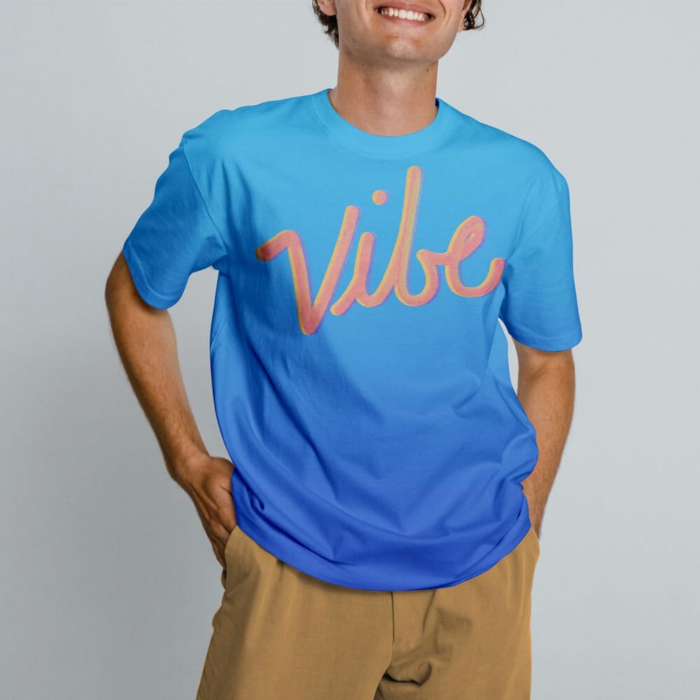 Free Short Sleeves T-Shirt Mockup PSD