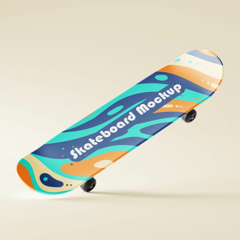 Free Skateboard Mockup PSD