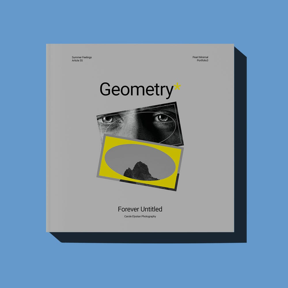 Free Square Top View Magazine Mockup PSD