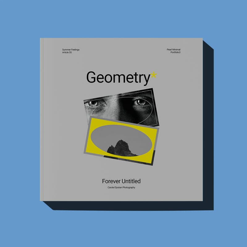 Free Square Top View Magazine Mockup PSD