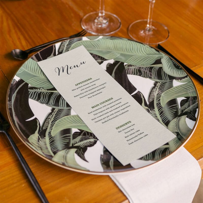 Free Vertical Menu Mockup PSD