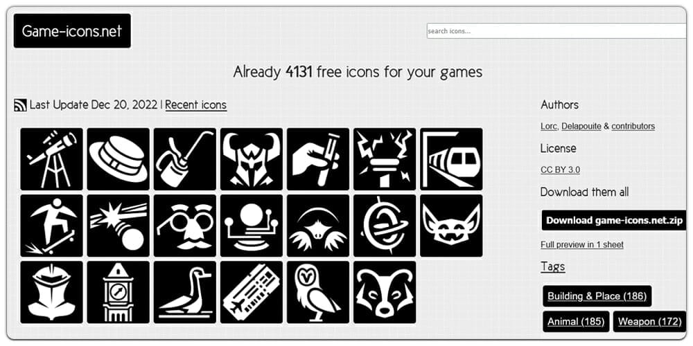 Game Icons