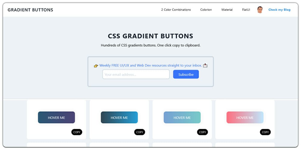 The Best Gradient Generators & Libraries » CSS Author