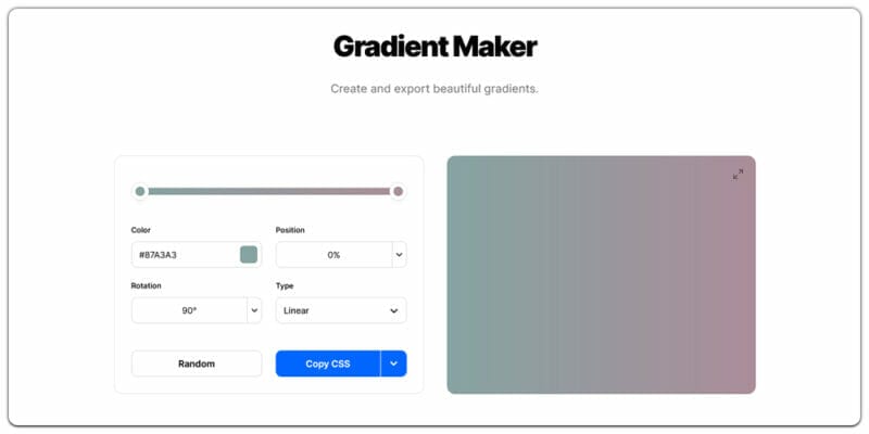 The Best Gradient Generators & Libraries » CSS Author