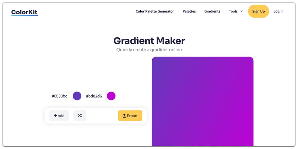 Gradient Maker Online