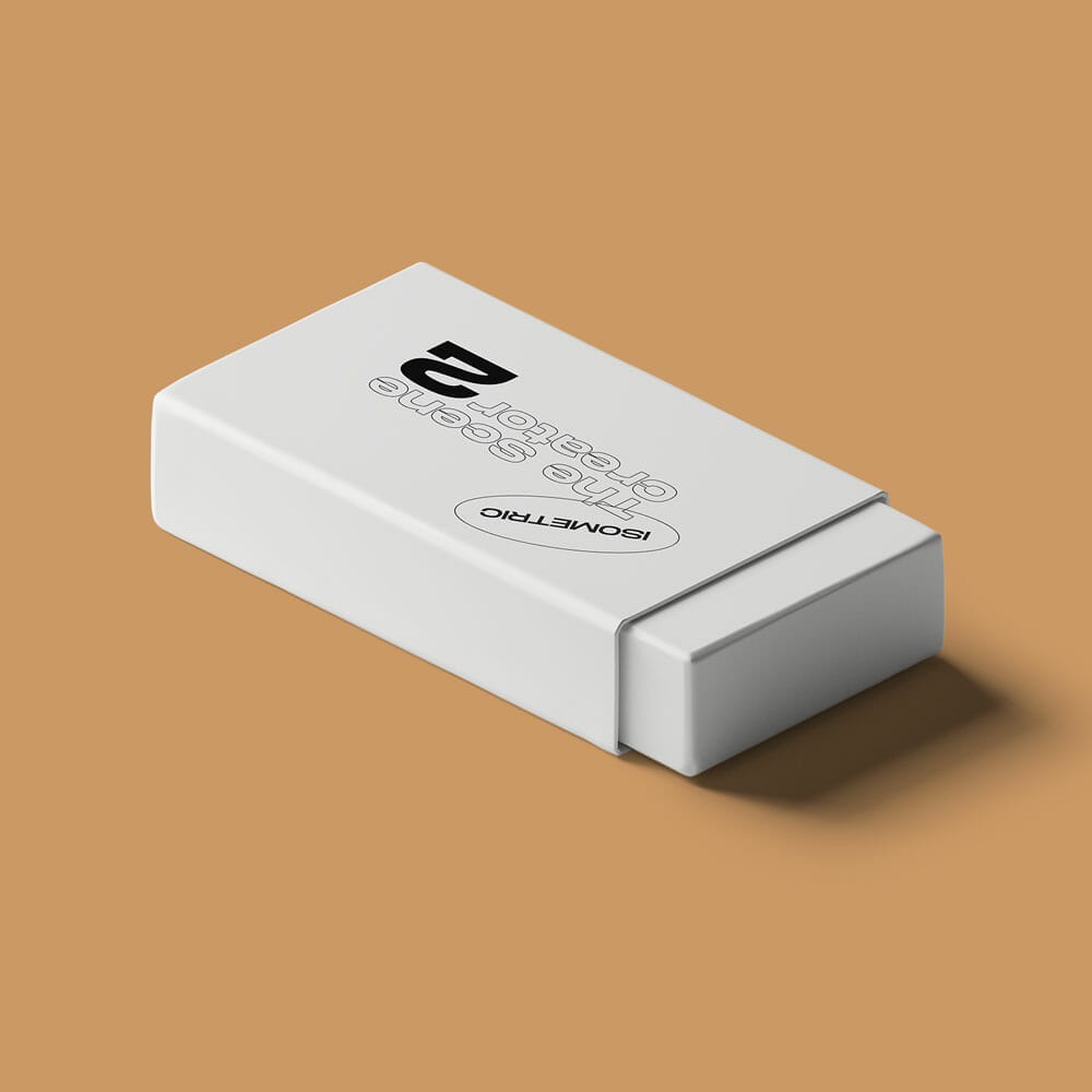 Isometric Free Package Mockup PSD