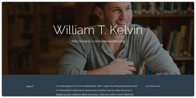 20+ Free HTML Resume Templates 2025
