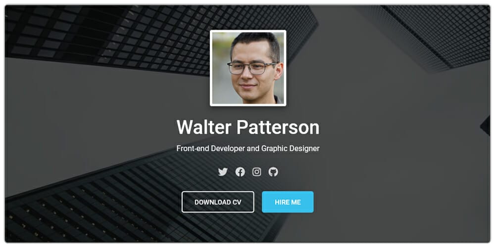 Material Resume Template for Professionals