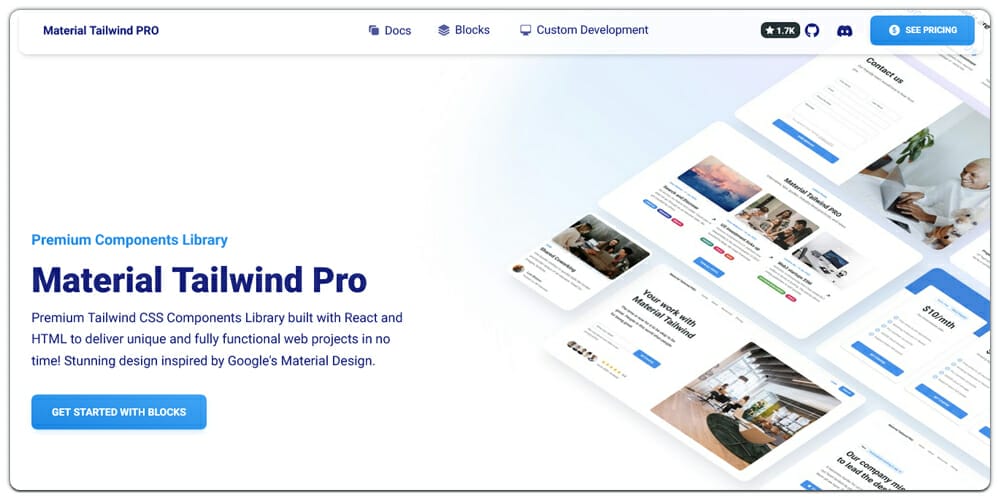 Material Tailwind Pro