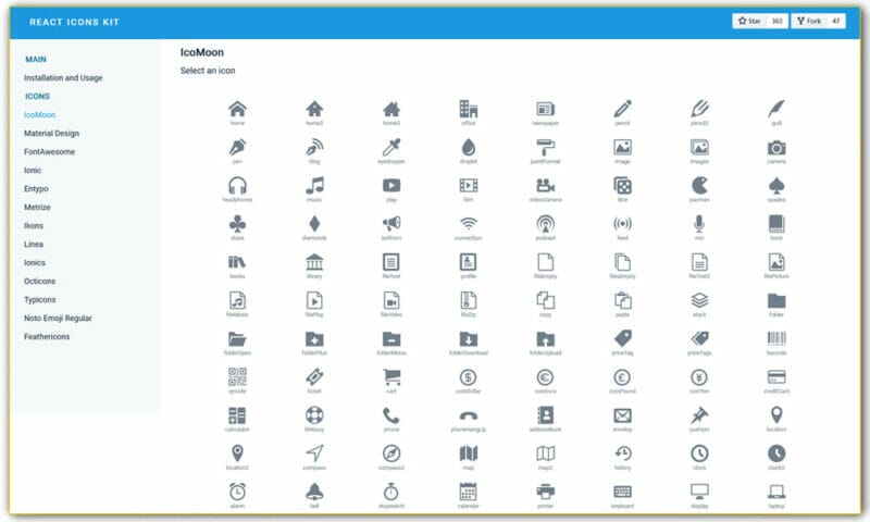 15+ Best React Icon Libraries » CSS Author