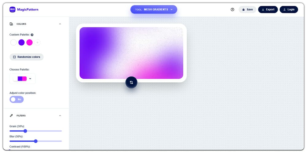 SVG Mesh Gradient Generator