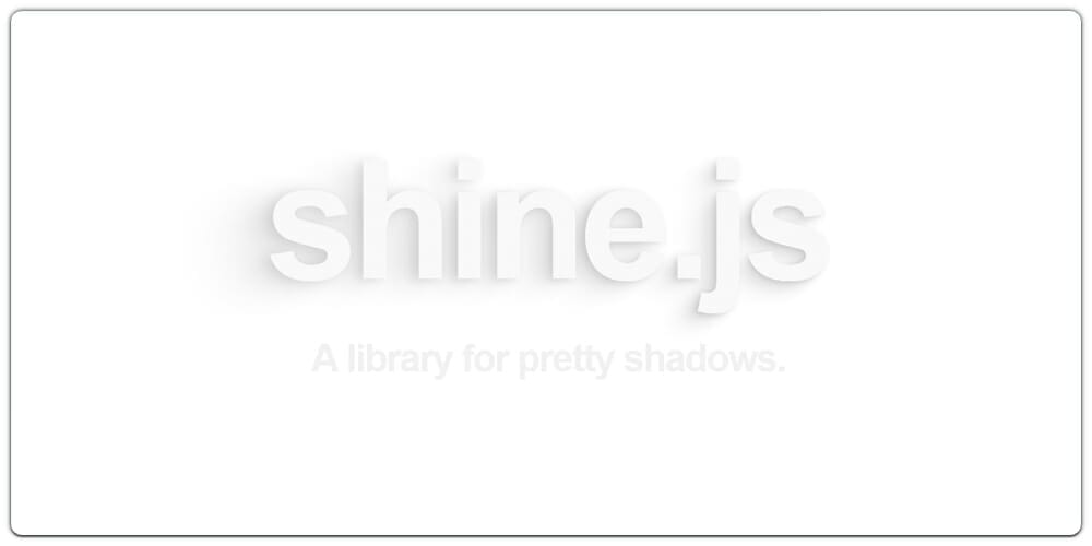 Shine js