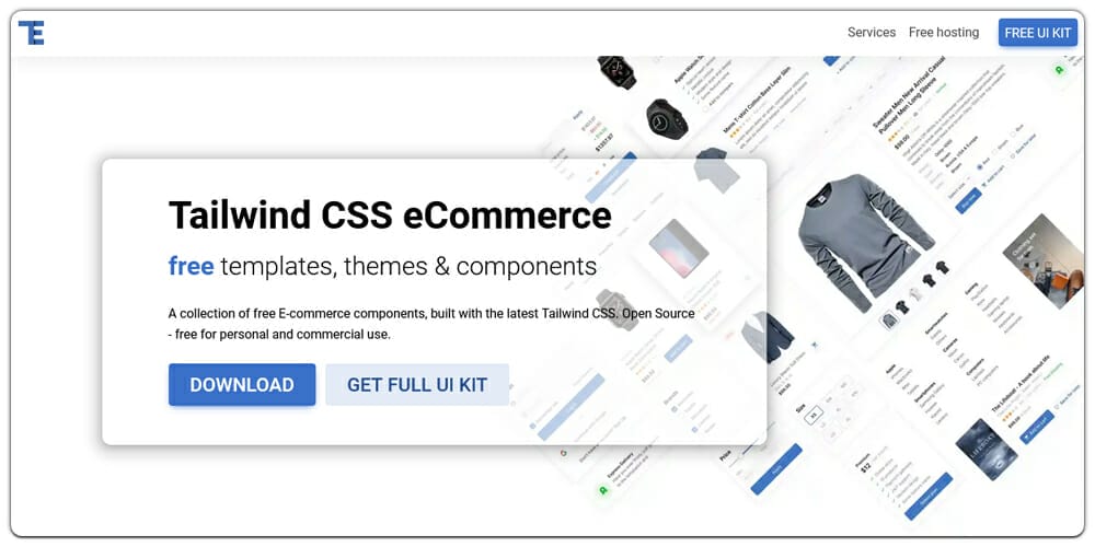 Tailwind CSS Components for E commerce