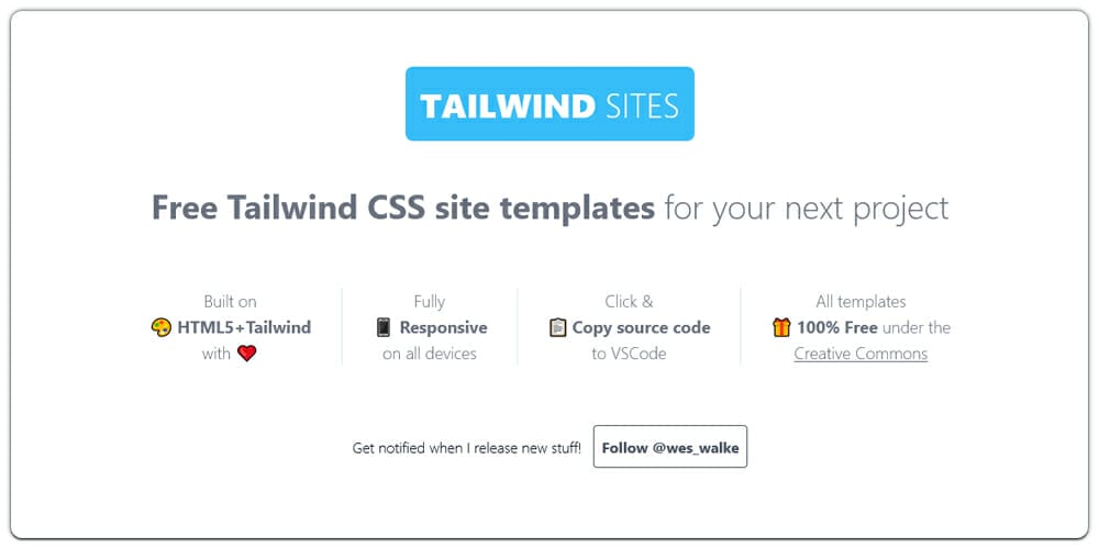 Free Tailwind CSS UI Components And Resources