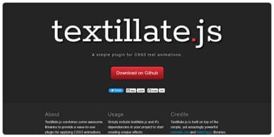 10 + JavaScript Text Effect Libraries » CSS Author