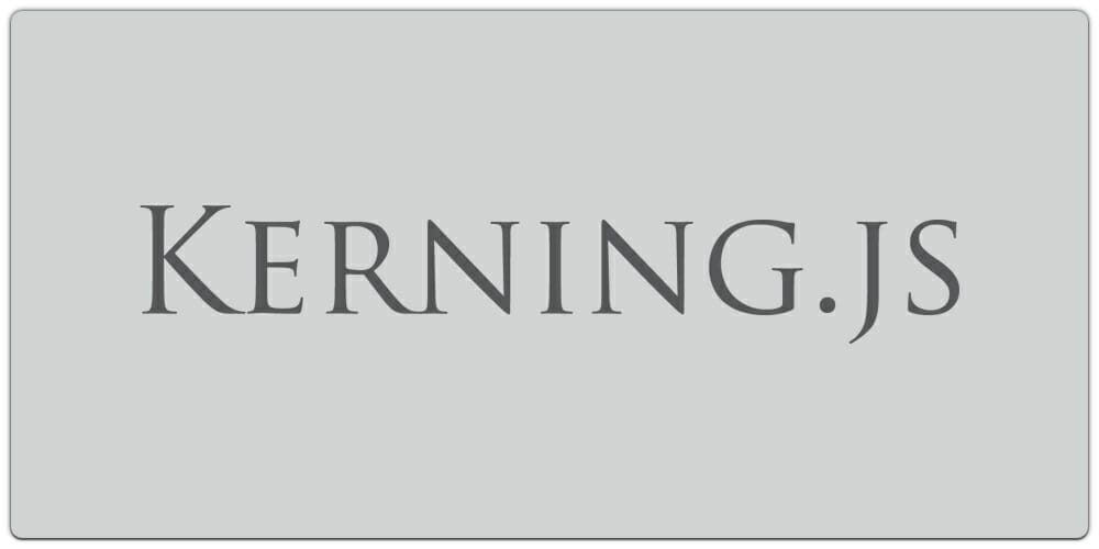 kerning.js