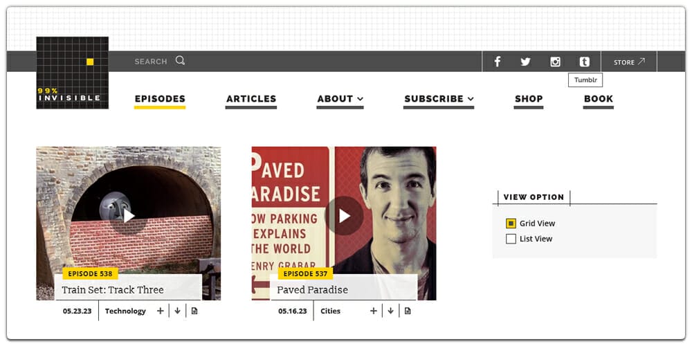 99% Invisible Podcast