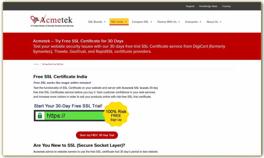 15+ Best Free SSL Certificate Provider 2023 12 Acmetek