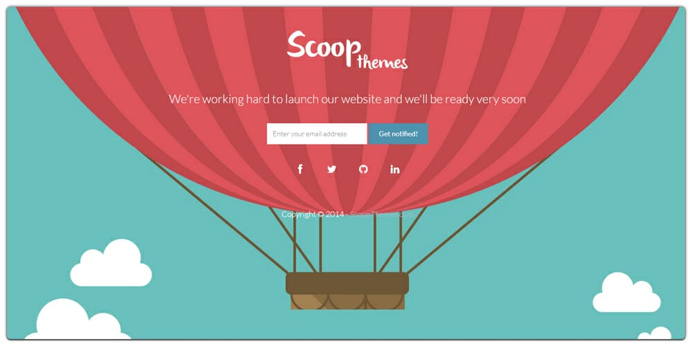 Animated Coming Soon Page