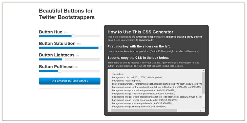 Buttons for Twitter Bootstrappers