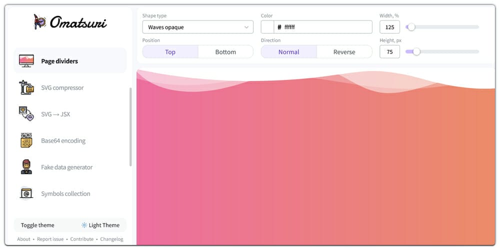 Curved Page Dividers