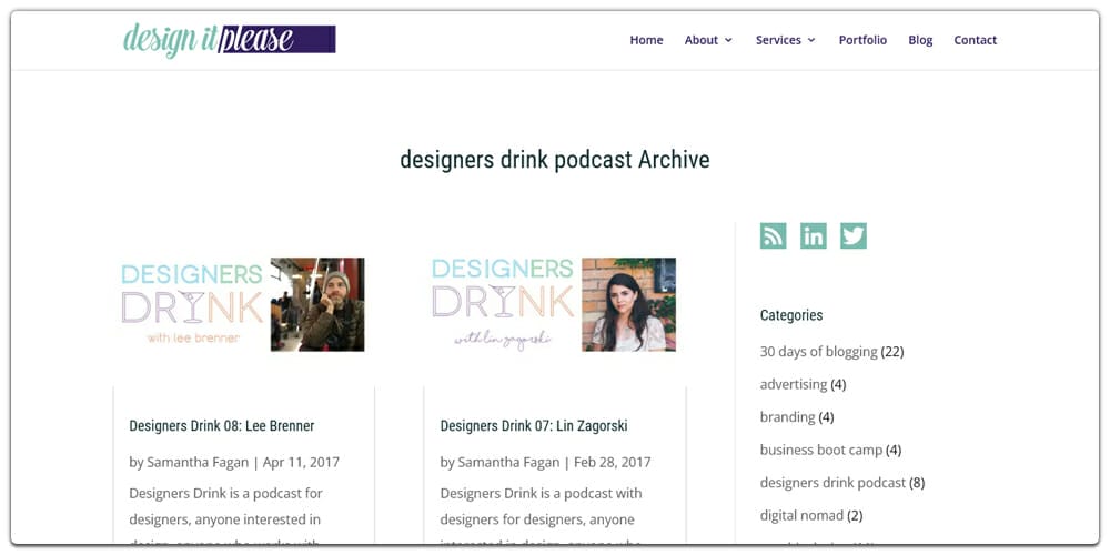 Designers Drink Podcast