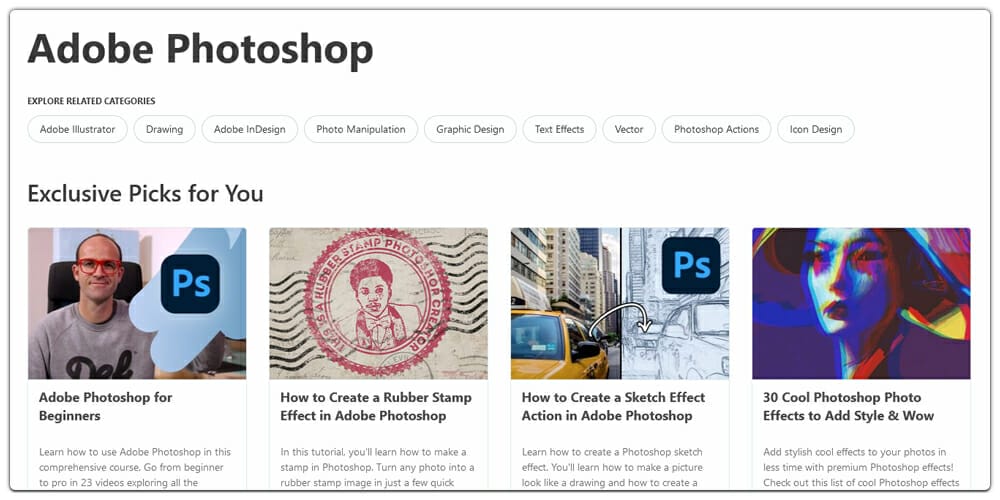 Best Places For Photoshop Tutorials » CSS Author