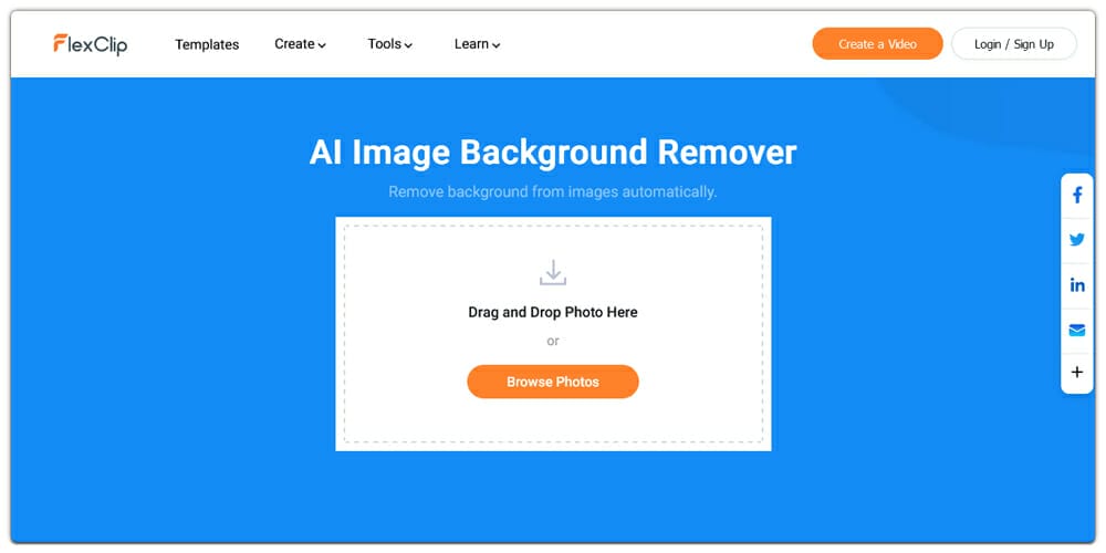 FlexClip Background Remover