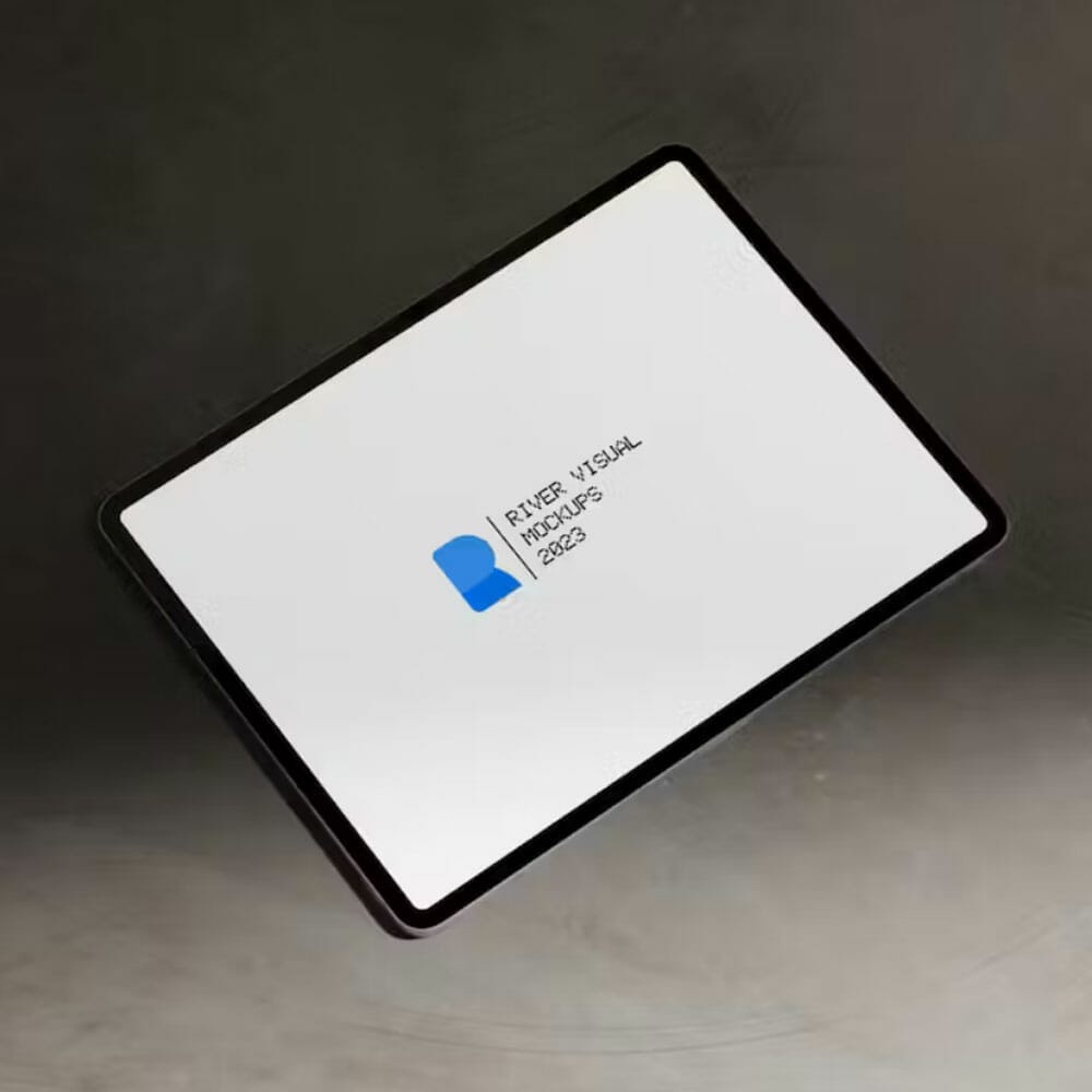 Free Beton iPad Animated Mockup PSD