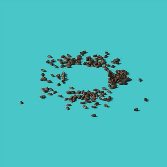 Free Coffee Beans Isometric Mockup PSD